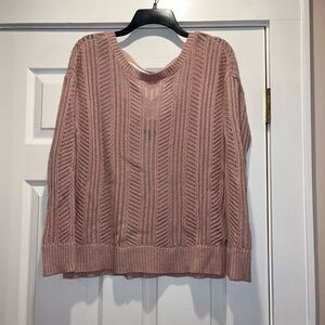 American Eagle Outfitters Mauve Knit Sweater